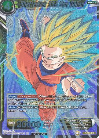 Shatterkick SS2 Son Gohan - P-099 - Promo (Foil) available at 401 Games Canada