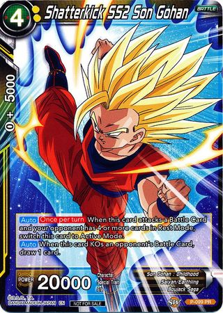 Shatterkick SS2 Son Gohan - P-099 - Promo (Non-Foil) available at 401 Games Canada