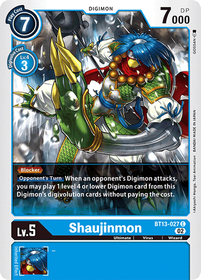 Shaujinmon - BT13-027 - Common available at 401 Games Canada