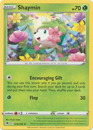 Shaymin - 014/189 - Rare available at 401 Games Canada