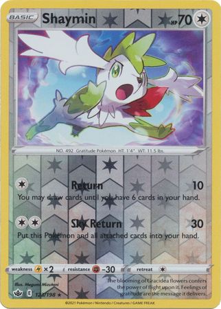 Shaymin - 123/198 - Holo Rare - Reverse Holo available at 401 Games Canada