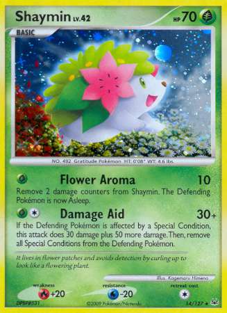 Shaymin - 14/127 - Holo Rare available at 401 Games Canada