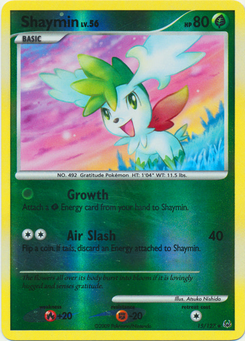 Shaymin - 15/127 - Holo Rare - Reverse Holo available at 401 Games Canada