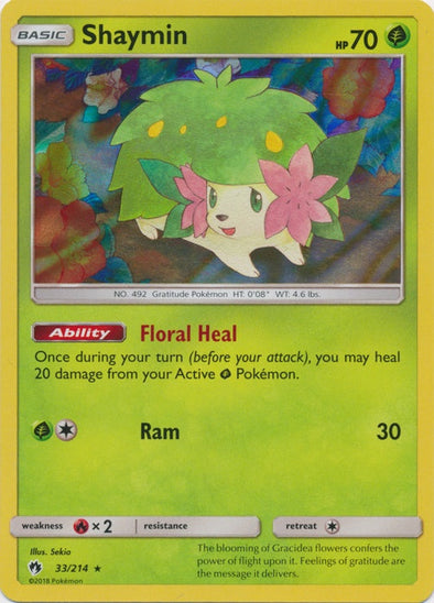 Shaymin - 33/214 - Holo Rare available at 401 Games Canada