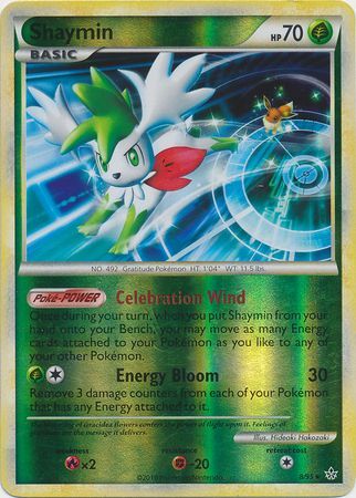 Shaymin - 8/95 - Holo Rare - Reverse Holo available at 401 Games Canada