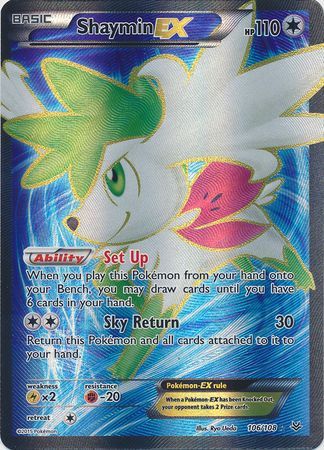 Shaymin EX - 106/108 - Full Art Ultra Rare available at 401 Games Canada