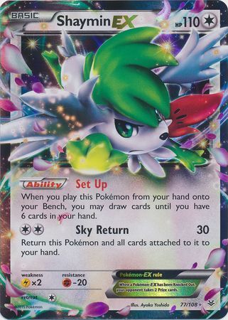 Shaymin EX - 77/108 - Ultra Rare available at 401 Games Canada