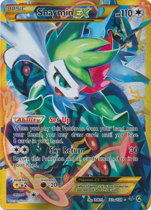 Shaymin EX - 77a/108 - Alternate Art - Promo available at 401 Games Canada