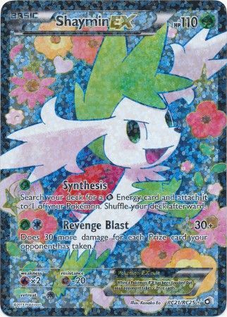 Shaymin EX - RC21/RC25 - Full Art Ultra Rare available at 401 Games Canada