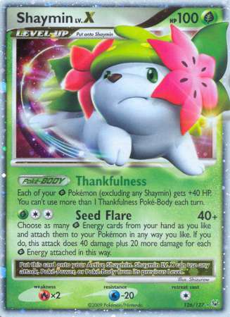 Shaymin LV.X - 126/127 - Ultra Rare available at 401 Games Canada