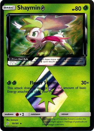 Shaymin Prism Star - 10/181 - Holo Rare available at 401 Games Canada