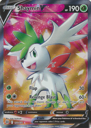 Shaymin V - 152/172 - Full Art Ultra Rare available at 401 Games Canada