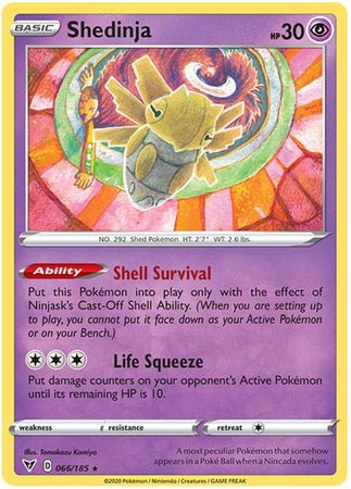 Shedinja - 066/185 - Rare available at 401 Games Canada