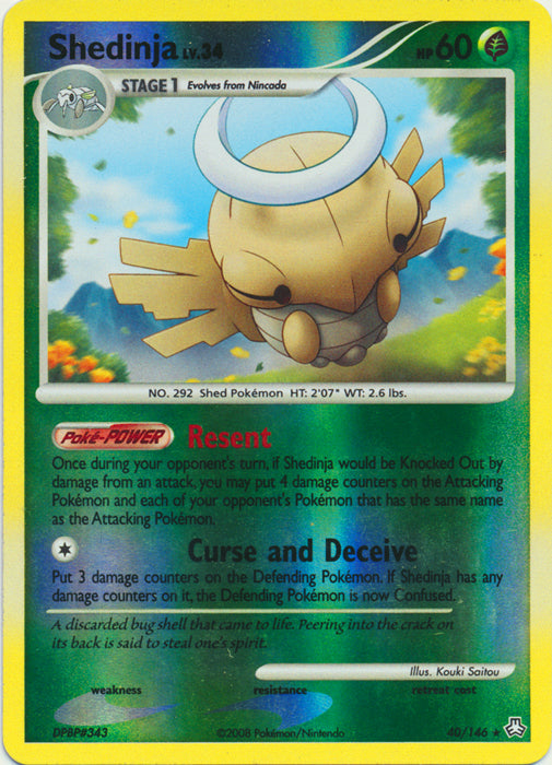 Shedinja - 40/146 - Rare - Reverse Holo available at 401 Games Canada