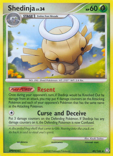 Shedinja - 40/146 - Rare available at 401 Games Canada