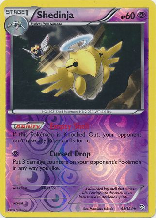 Shedinja - 48/124 - Rare - Reverse Holo available at 401 Games Canada