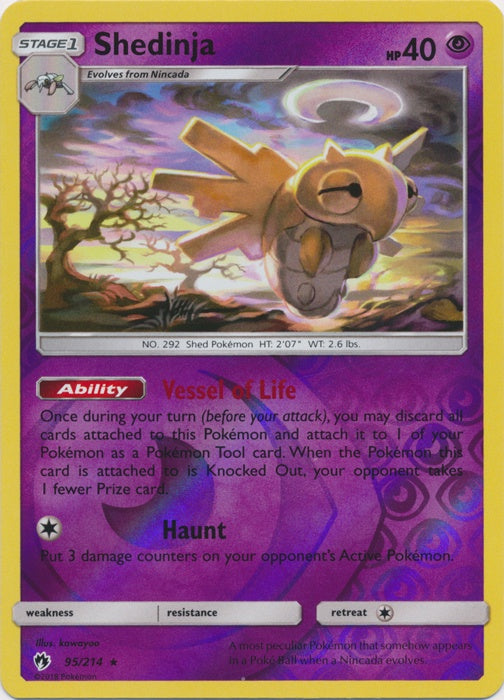 Shedinja - 95/214 - Rare - Reverse Holo available at 401 Games Canada