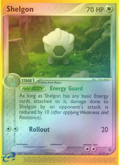 Shelgon - 41/97 - Uncommon - Reverse Holo available at 401 Games Canada