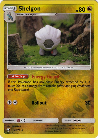 Shelgon - 43/70 - Uncommon - Reverse Holo available at 401 Games Canada