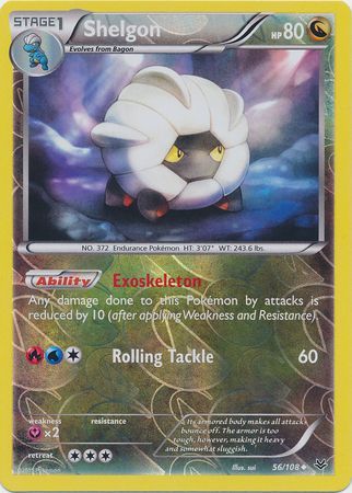 Shelgon - 56/108 - Uncommon - Reverse Holo available at 401 Games Canada