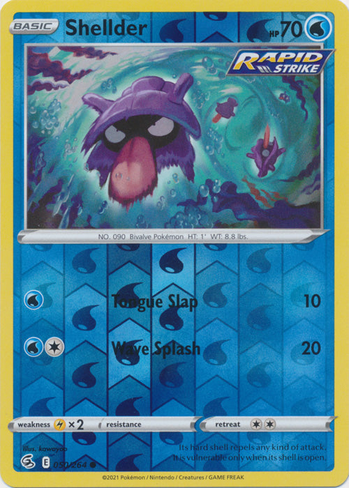 Shellder - 050/264 - Common - Reverse Holo available at 401 Games Canada