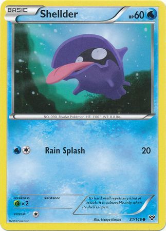 Shellder - 31/146 - Common available at 401 Games Canada