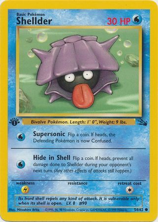 Shellder - 54/62 - Common - 1st Edition available at 401 Games Canada