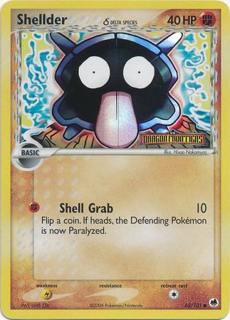 Shellder - 63/101 - Common - Reverse Holo available at 401 Games Canada