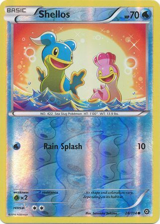 Shellos - 28/114 - Common - Reverse Holo available at 401 Games Canada