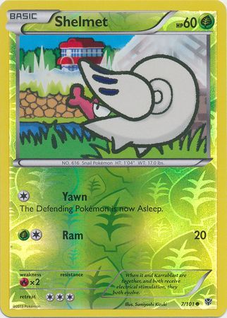 Shelmet - 7/101 - Common - Reverse Holo available at 401 Games Canada