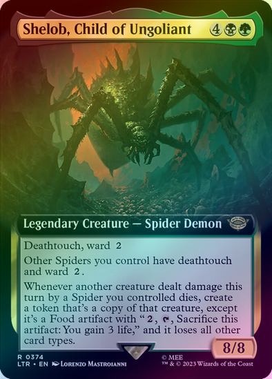 401 Games Canada - Shelob, Child of Ungoliant - Extended Art (Foil) (LTR) 401 Games Canada - Shelob, Child of Ungoliant - Extended Art (Foil) (LTR)