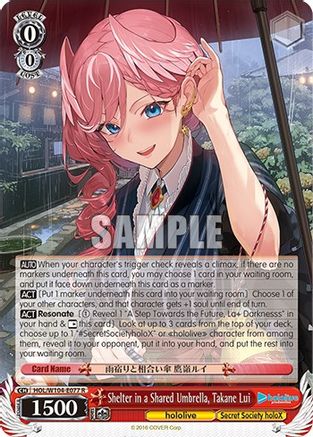 Shelter in a Shared Umbrella, Takane Lui - HOL/W104-E077R - Rare available at 401 Games Canada