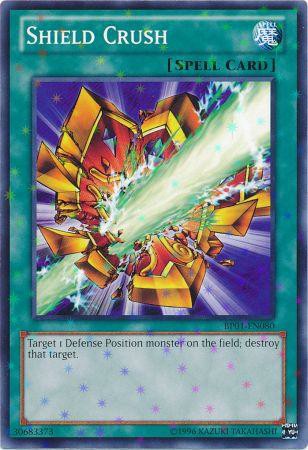 Shield Crush - BP01-EN080 - Starfoil Rare - Unlimited available at 401 Games Canada