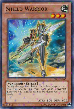 Shield Warrior - BP01-EN202 - Starfoil Rare - Unlimited available at 401 Games Canada