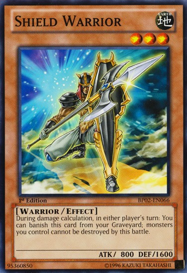 Shield Warrior - BP02-EN066 - Common - 1st Edition available at 401 Games Canada