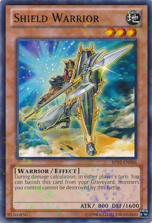 Shield Warrior - BP02-EN066 - Mosaic Rare - Unlimited available at 401 Games Canada