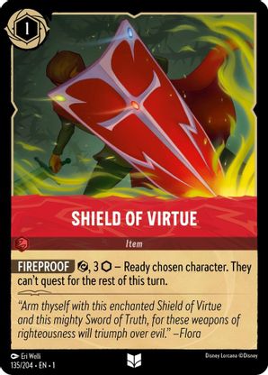 Shield of Virtue - 135/204 - Uncommon available at 401 Games Canada