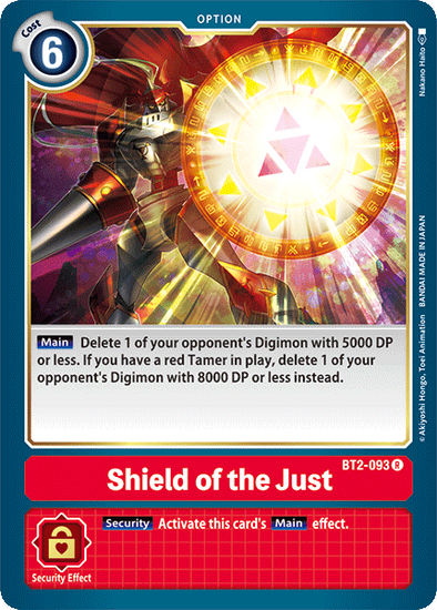 Shield of the Just - BT2-093 - Rare available at 401 Games Canada