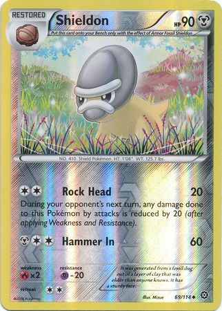 Shieldon - 69/114 - Uncommon - Reverse Holo available at 401 Games Canada
