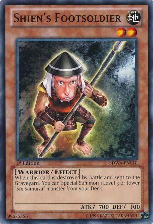 Shien's Footsoldier - SDWA-EN010 - Common - 1st Edition available at 401 Games Canada
