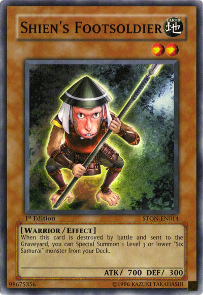 Shien's Footsoldier - STON-EN014 - Common - 1st Edition available at 401 Games Canada