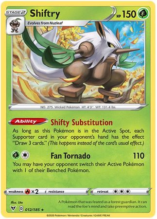 Shiftry - 012/185 - Rare available at 401 Games Canada