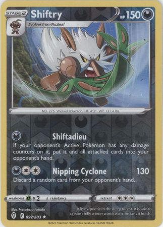 401 Games Canada - Shiftry - 097/203 - Rare - Reverse Holo 401 Games Canada - Shiftry - 097/203 - Rare - Reverse Holo