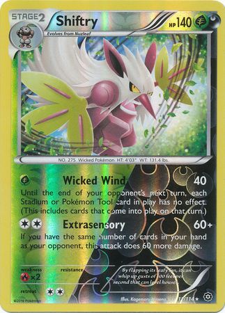 Shiftry - 11/114 - Holo Rare - Reverse Holo available at 401 Games Canada