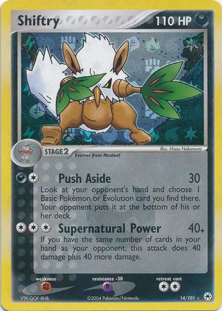 Shiftry - 14/101 - Holo Rare - Reverse Holo available at 401 Games Canada