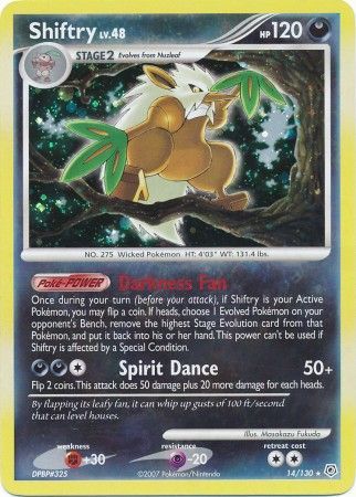 Shiftry - 14/130 - Holo Rare available at 401 Games Canada