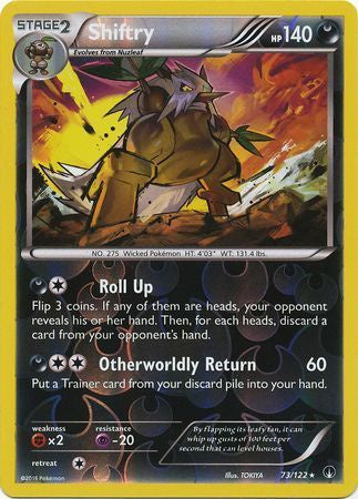 Shiftry - 73/122 - Rare - Reverse Holo available at 401 Games Canada