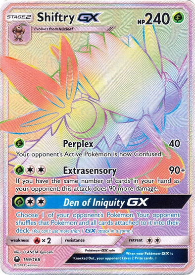 Shiftry GX - 169/168 - Hyper Rare available at 401 Games Canada