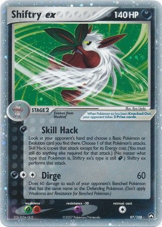 Shiftry ex - 97/108 - Ultra Rare available at 401 Games Canada