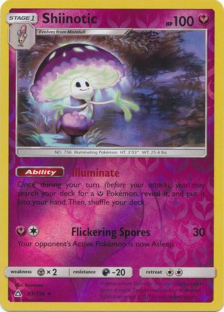 Shiinotic - 93/156 - Rare - Reverse Holo available at 401 Games Canada